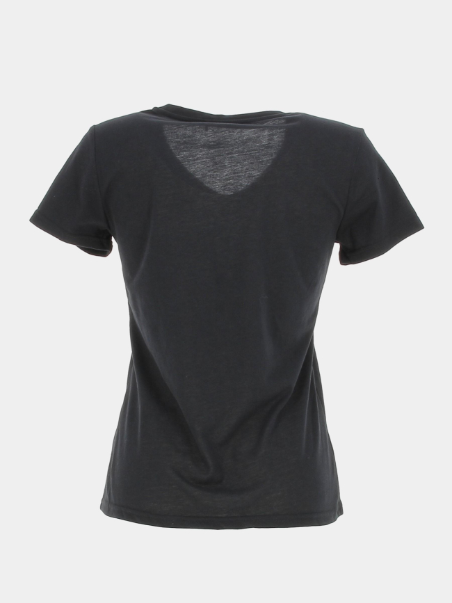 T-shirt de sport athleisure noir femme - Only