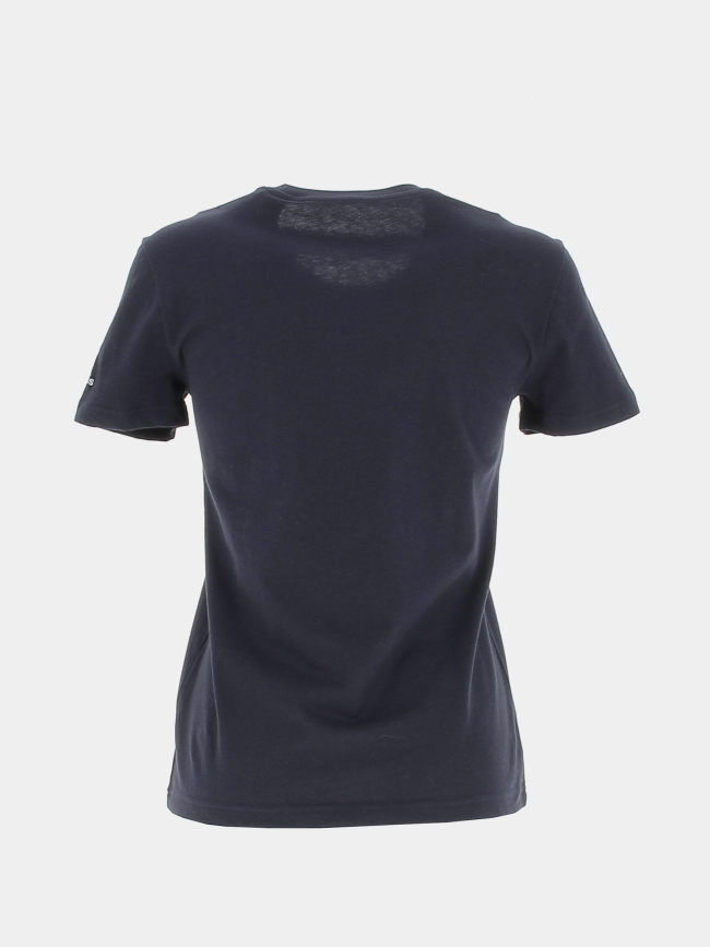 T-shirt linear logo slim bleu marine femme - Adidas