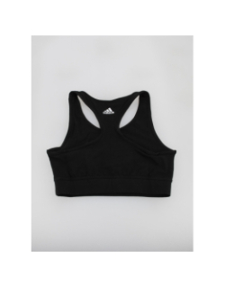 Brassière de sport logo noir fille - Adidas