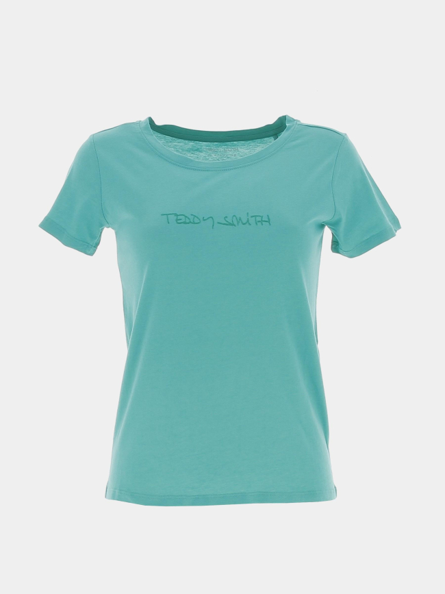 T-shirt ticia vert femme - Teddy Smith