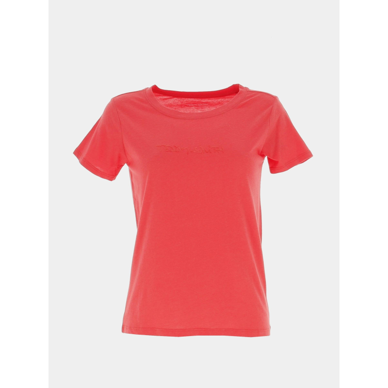 T-shirt ticia rouge femme - Teddy Smith