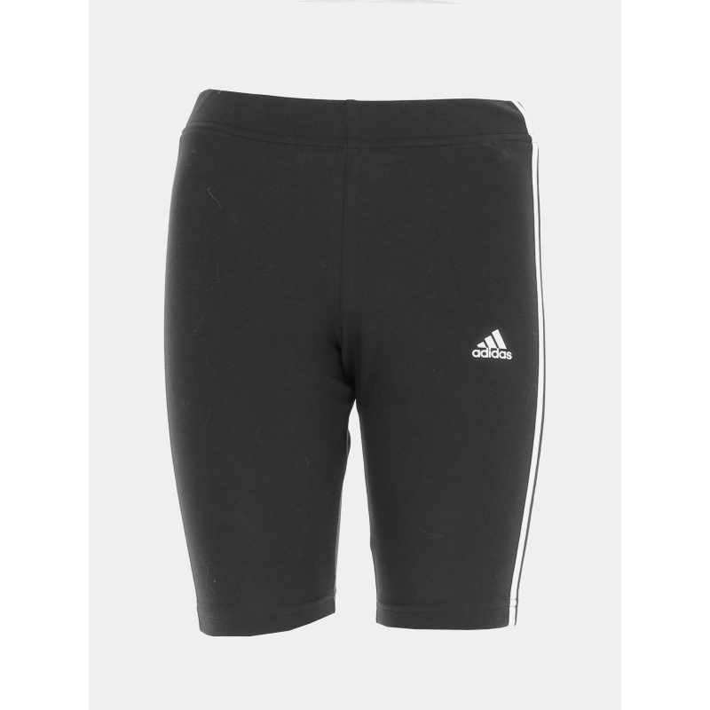 Short cycliste essentials 3 stripes noir femme - Adidas