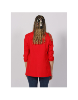 Veste blazer elly rouge femme - Only