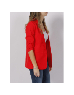 Veste blazer elly rouge femme - Only