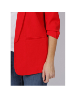 Veste blazer elly rouge femme - Only