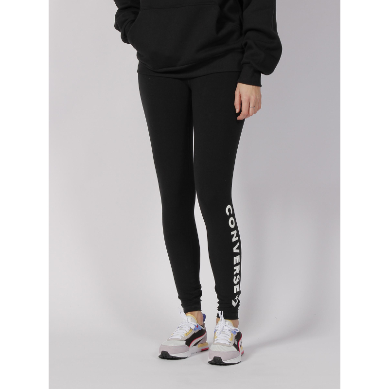 Legging wordmark noir femme - Converse