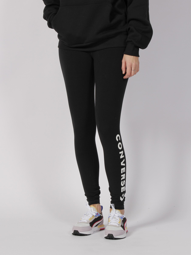 Legging wordmark noir femme - Converse