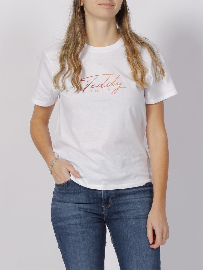 T-shirt felzy blanc fille - Teddy Smith