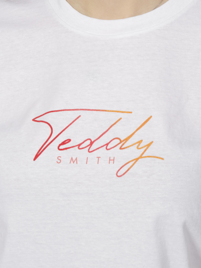 T-shirt felzy blanc fille - Teddy Smith