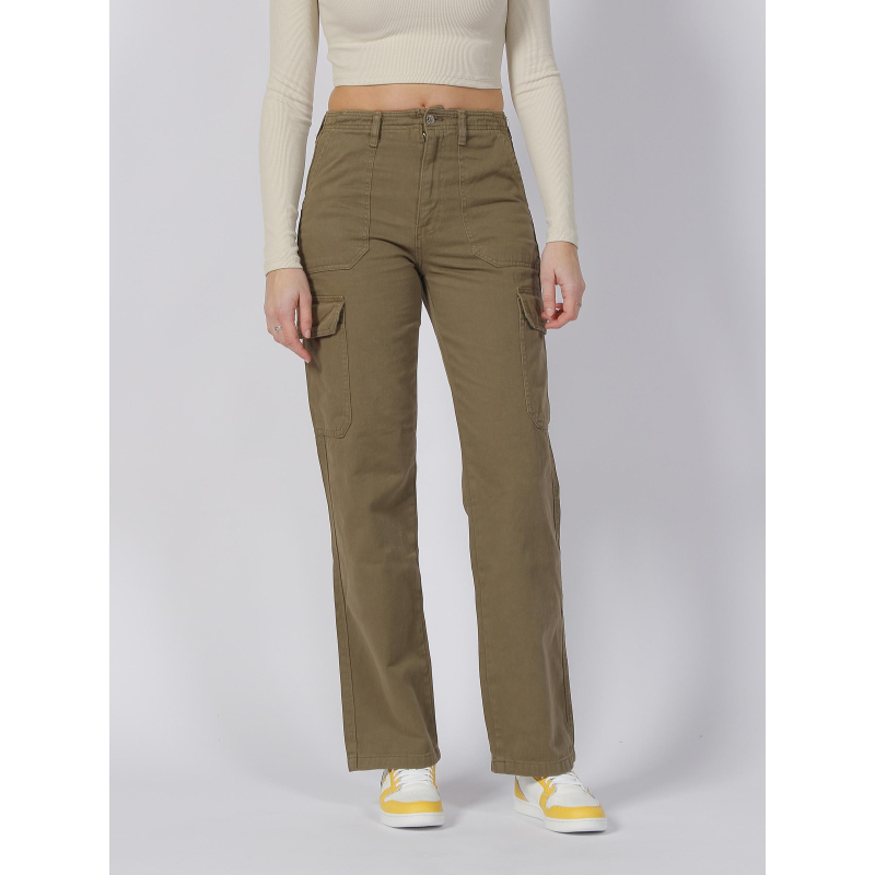 Pantalon cargo large malfy kaki femme - Only