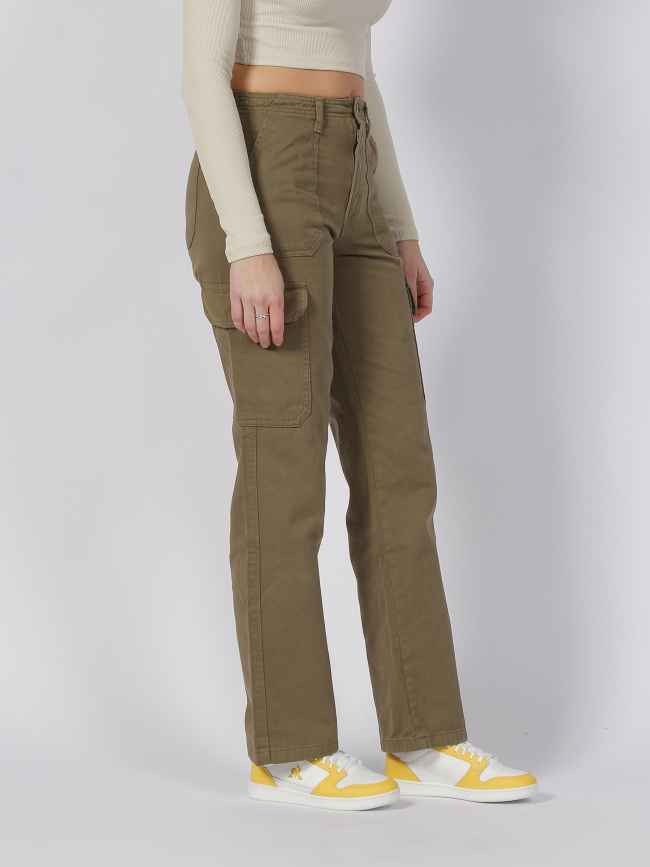 Pantalon cargo large malfy kaki femme - Only