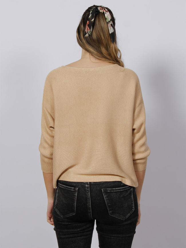 Pull nora beige femme - Véro Moda