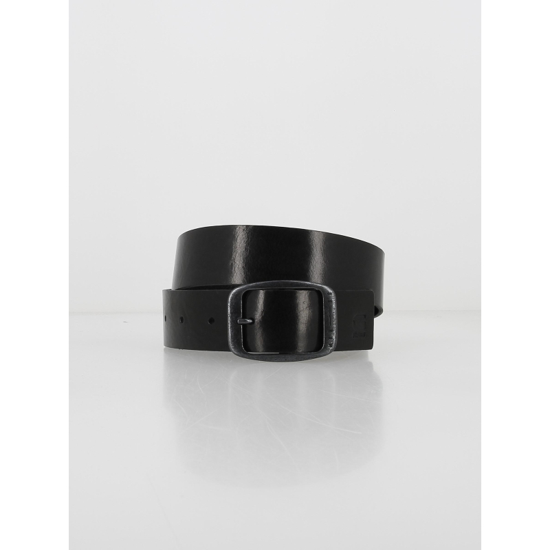 Ceinture mett vernis noir homme - G Star