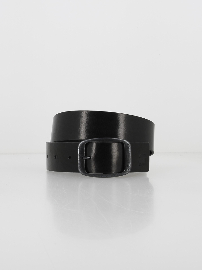 Ceinture mett vernis noir homme - G Star