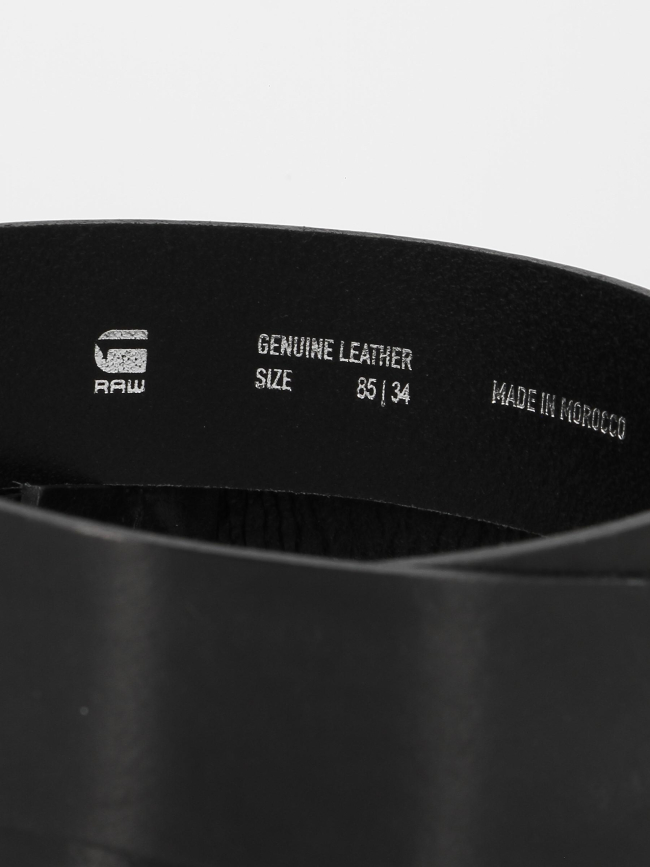 Ceinture mett vernis noir homme - G Star