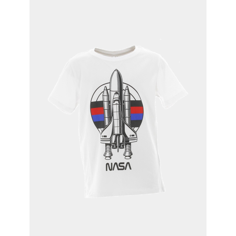 T-shirt nobert nasa blanc garçon - Name It