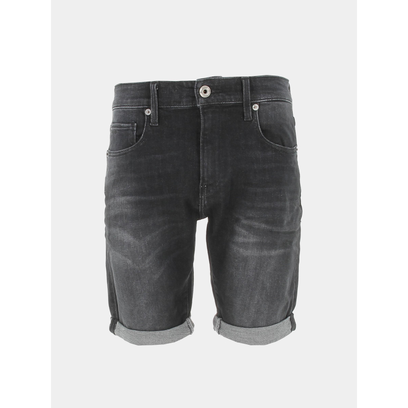 Short en jean 3301 gris anthracite homme - G Star