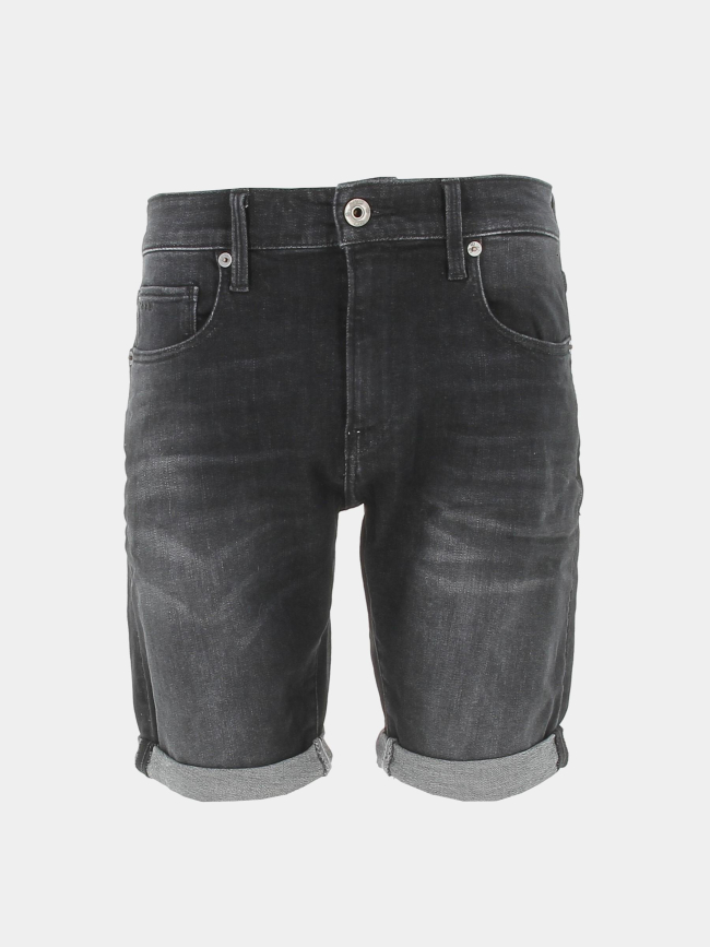 Short en jean 3301 gris anthracite homme - G Star