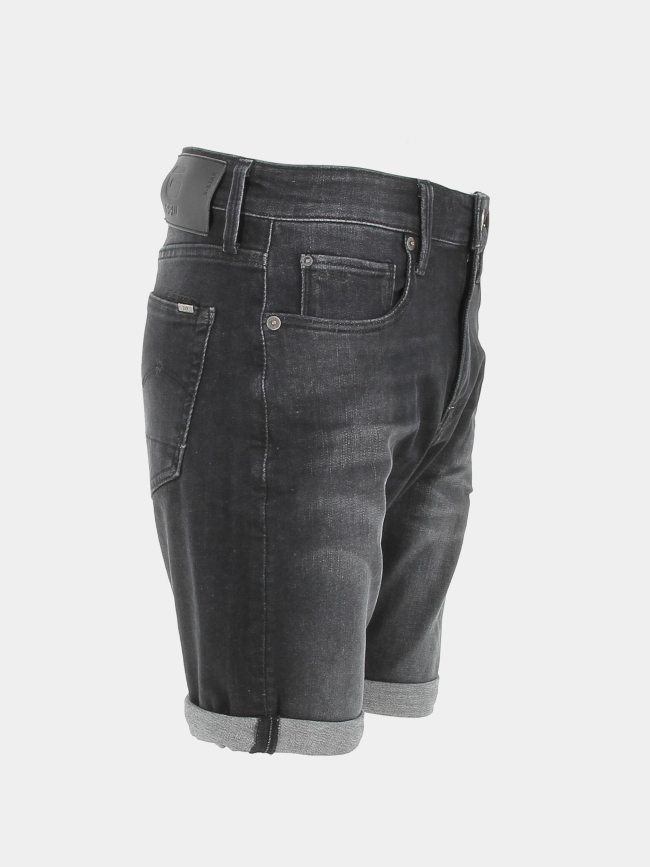 Short en jean 3301 gris anthracite homme - G Star