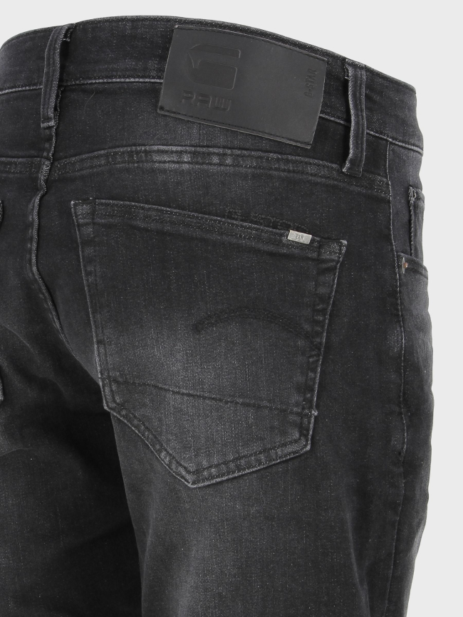 Short en jean 3301 gris anthracite homme - G Star