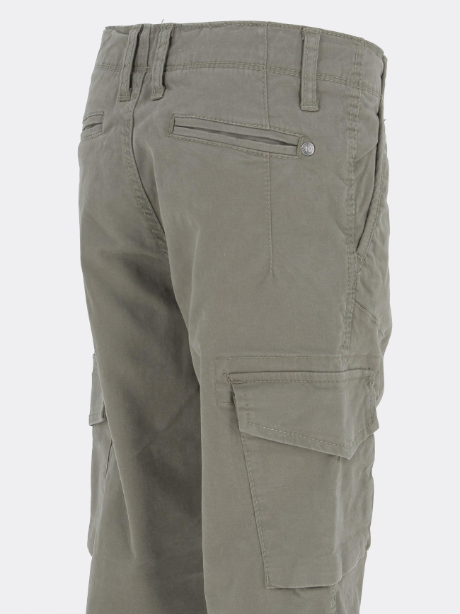 Pantalon cargo battle kaki garçon - Teddy Smith