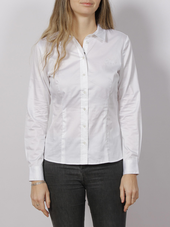 Chemise cate blanc femme - Guess