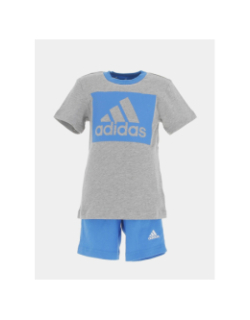 Ensemble sport t-shirt short bleu garçon - Adidas