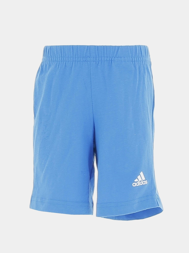 Ensemble sport t-shirt short bleu garçon - Adidas