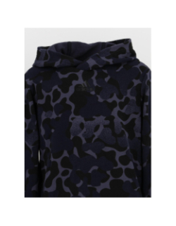 Sweat à capuche fi 3s camo bleu marine garçon - Adidas