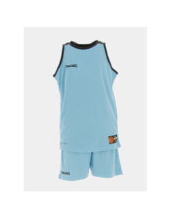 Ensemble de basketball reversible bleu/noir enfant - Spalding