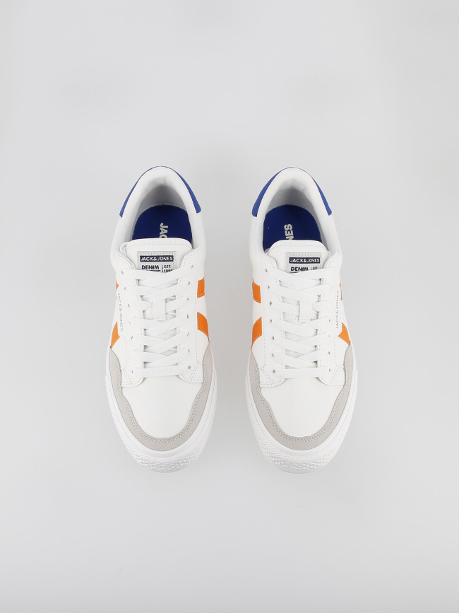 Baskets morden combo blanc/orange homme - Jack & Jones