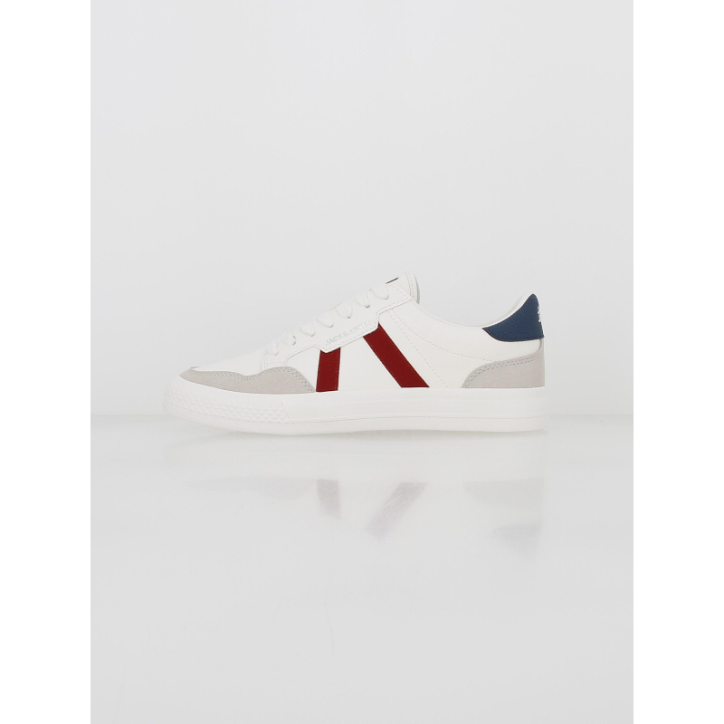 Baskets morden combo blanc/bordeaux homme - Jack & Jones