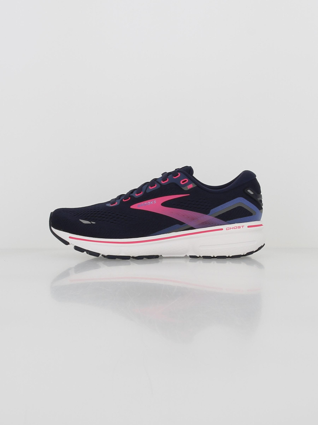 Chaussures de running ghost 15 bleu marine femme - Brooks