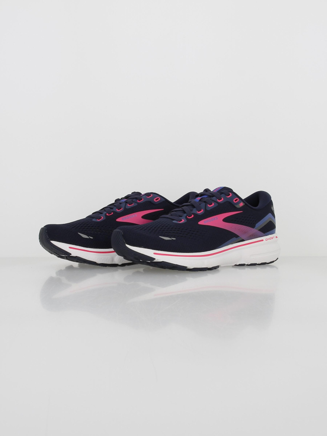 Chaussures de running ghost 15 bleu marine femme - Brooks