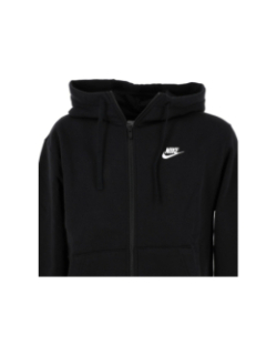 Sweat zippé à capuche sportswear club noir homme - Nike