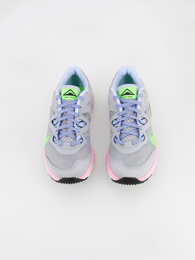 Chaussures de trail juniper gris rose vert femme - Nike