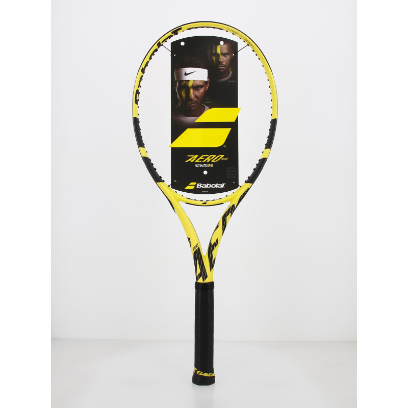 Raquette de tennis non cordée pure aero team jaune - Babolat