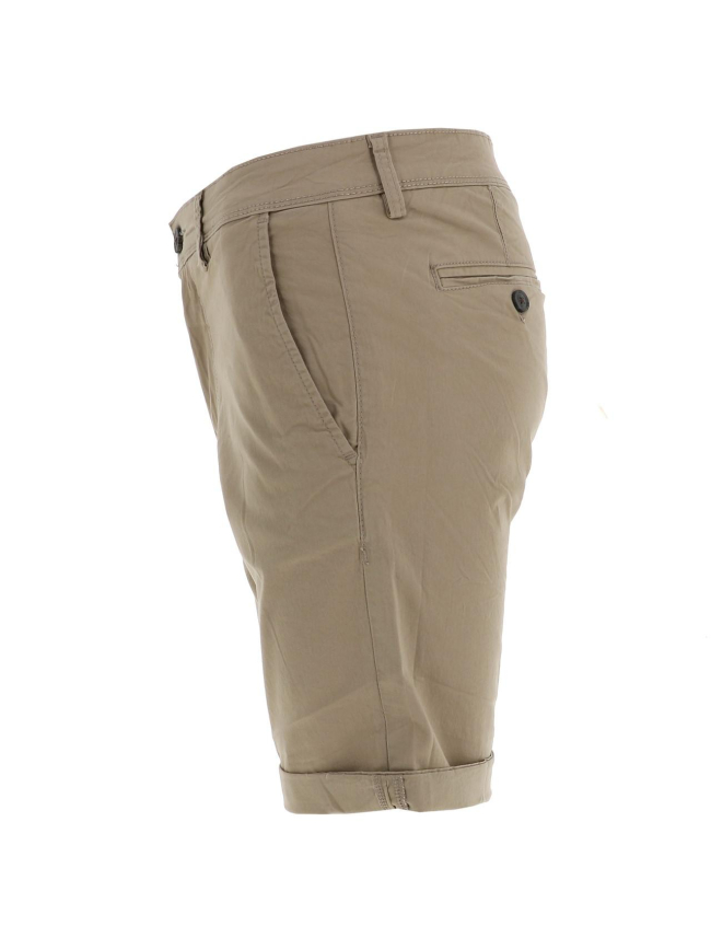 Short chino light twill beige garçon - Teddy Smith