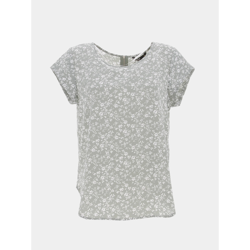 T-shirt fleuri vic vert femme - Only