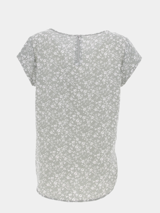 T-shirt fleuri vic vert femme - Only