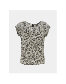 T-shirt vic animal noir/vert femme - Only