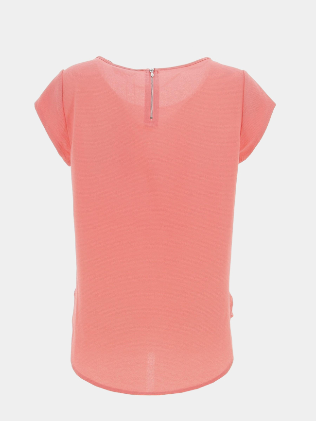 T-shirt vic rose femme - Only