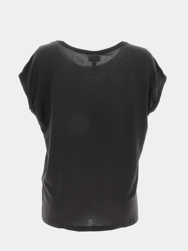 T-shirt uni ava plain noir femme - Vero Moda