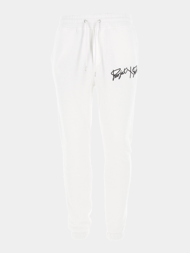 Jogging basic full logo blanc homme - Project X Paris