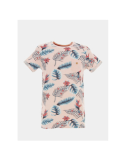 T-shirt nubie floral rose homme - Deeluxe