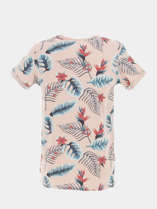 T-shirt nubie floral rose homme - Deeluxe