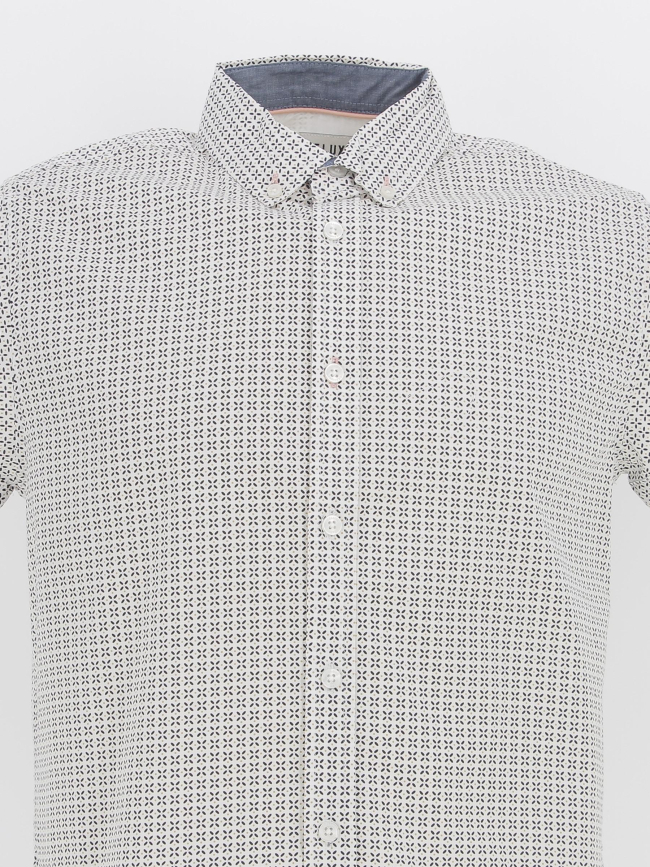 Chemise manche courte bogy blanc homme - Deeluxe