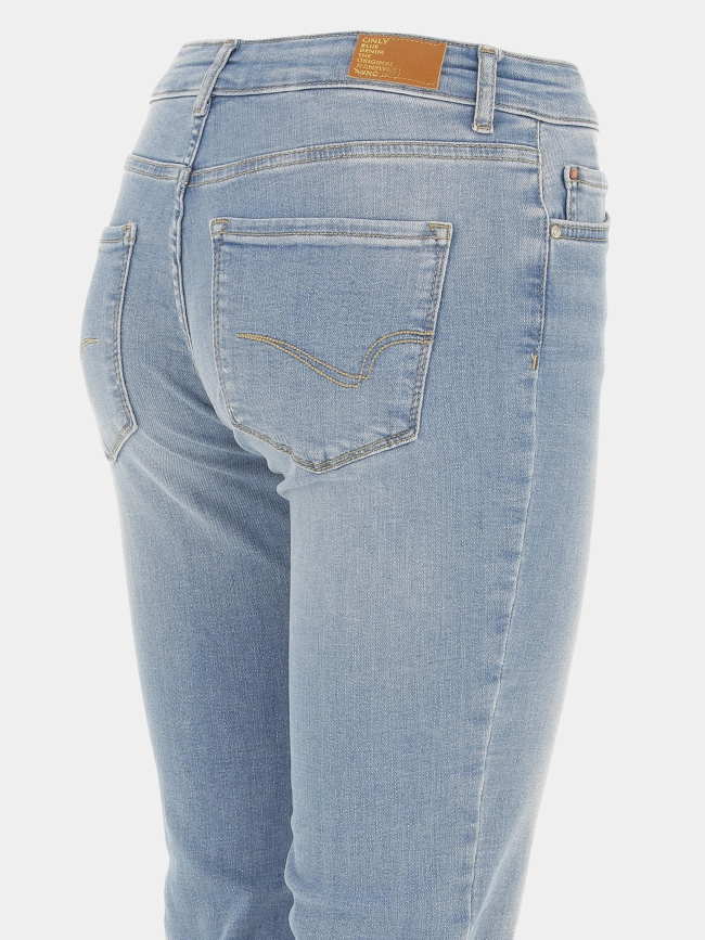 Jean droit alicia bleu femme - Only