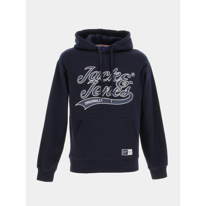 Sweat à capuche trevor bleu marine homme - Jack & Jones