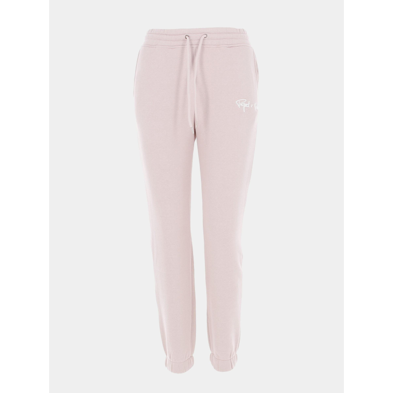 Jogging uni signature rose femme - Project X Paris